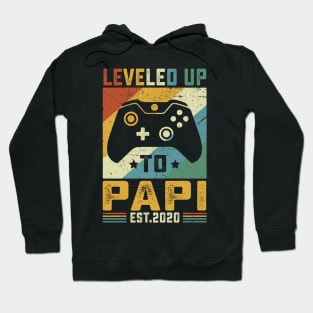 Vintage Leveled Up To Papi Est.2020 Hoodie